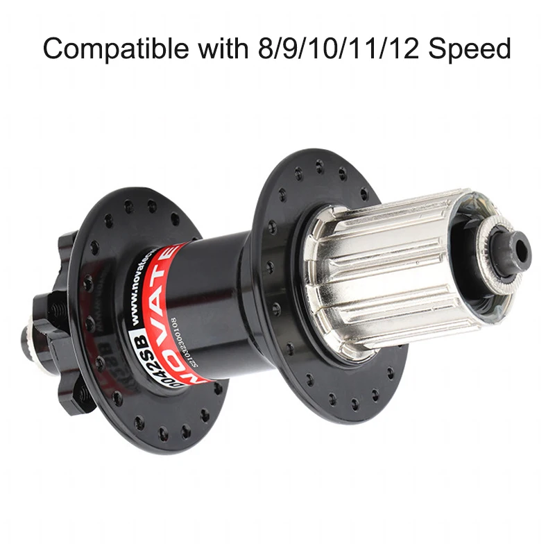 36 28 32 Hole Novatec Hub Disc Brake 4 Bearing Bicycle Set 32H QR Thru Axle BOOST Cubo Mtb Rear Front 28H HG 12V Mazas Bike |
