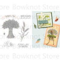 tree metal cutting dies and clear stamps scrapbook material stencils for diy decoration templates crafts new dies 2022 arrivals
