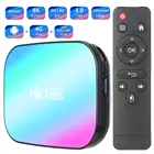 Android 90 Amlogic S905X3 четырехъядерный 24G5G WIFI 4K телеприставка HK1 Box Mini Smart TV Box 4 Гб + 128 ГБ медиаплеер домашний кинотеатр
