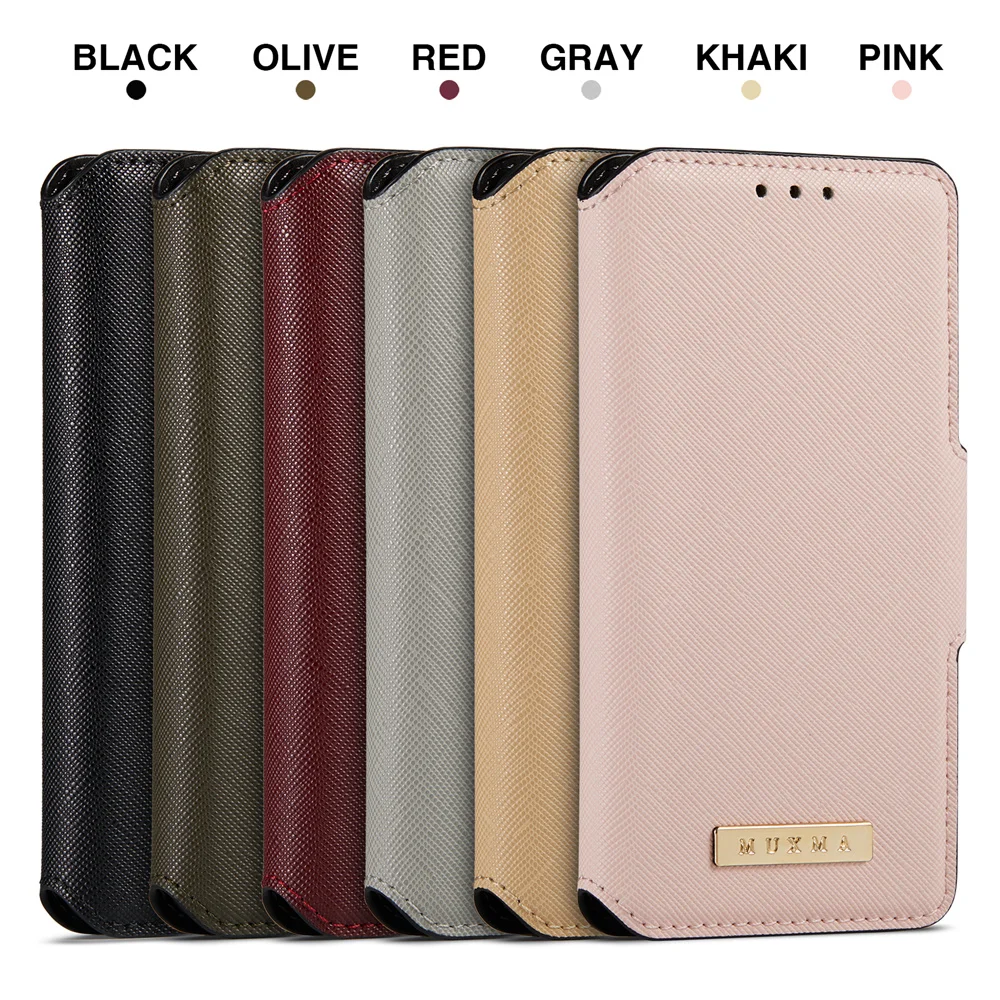 Флип с магнитной застежкой кожаный флип-чехол для Redmi K40/K50/K60/Poco X3 X4 X5 Mi 12 Pro Note 8 9 10X