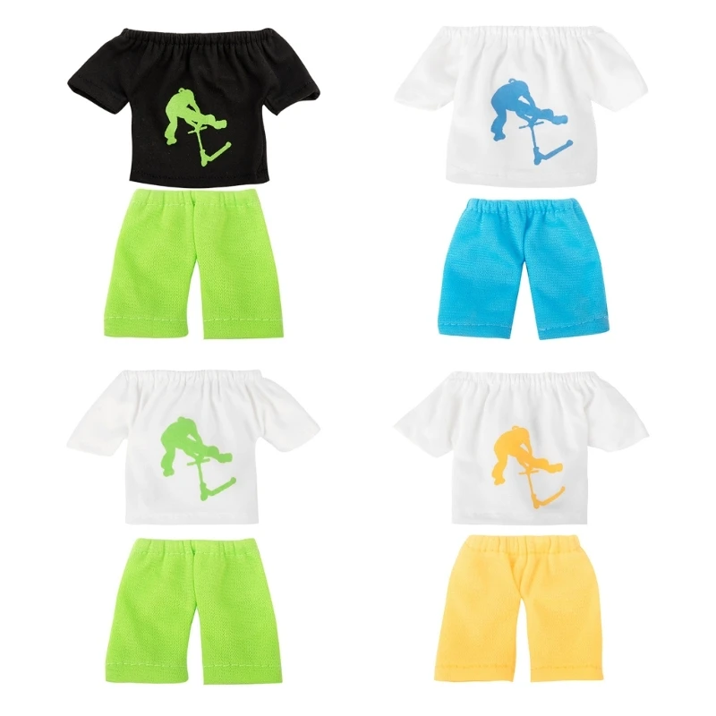 

Finger Pants T-shirt Scooter Skateboards Tools Outfit Accessories for Kids