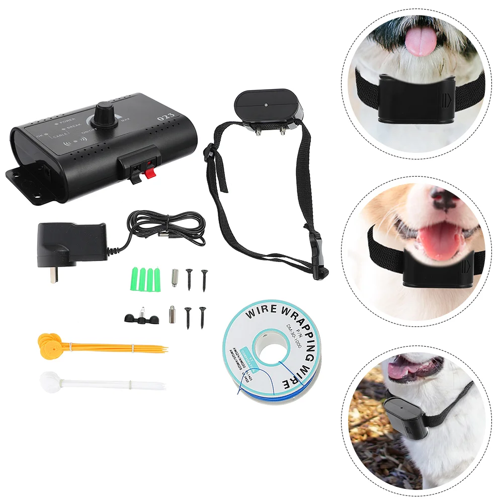 

1 Set Dog Electronic Fence Waterproof Pet Training Electronic Fence (US Plug)