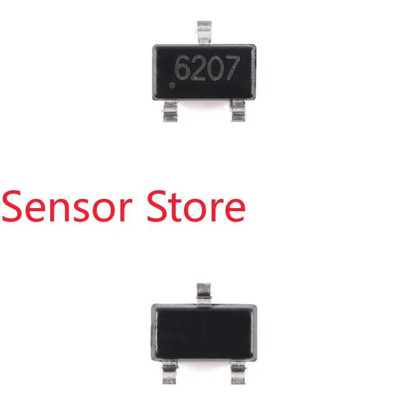 

5 шт. оригинальный подлинный CC6207ST SOT-23 омниполярный фиксатор микрополярный датчик переключения с эффектом Холла