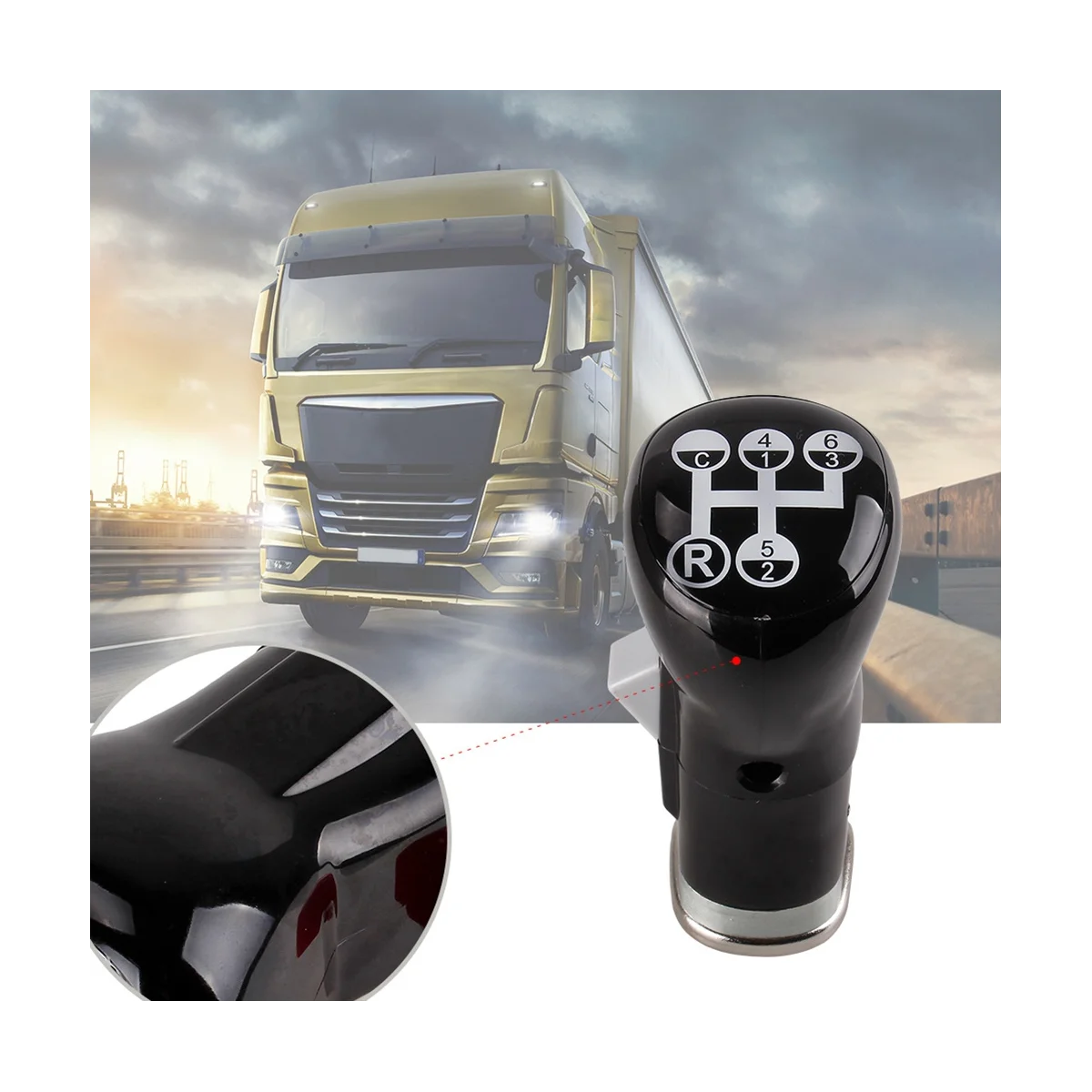 

Ручка рычага переключения передач для Volvo FH FM Truck 1655853, 6 скоростей + R + C