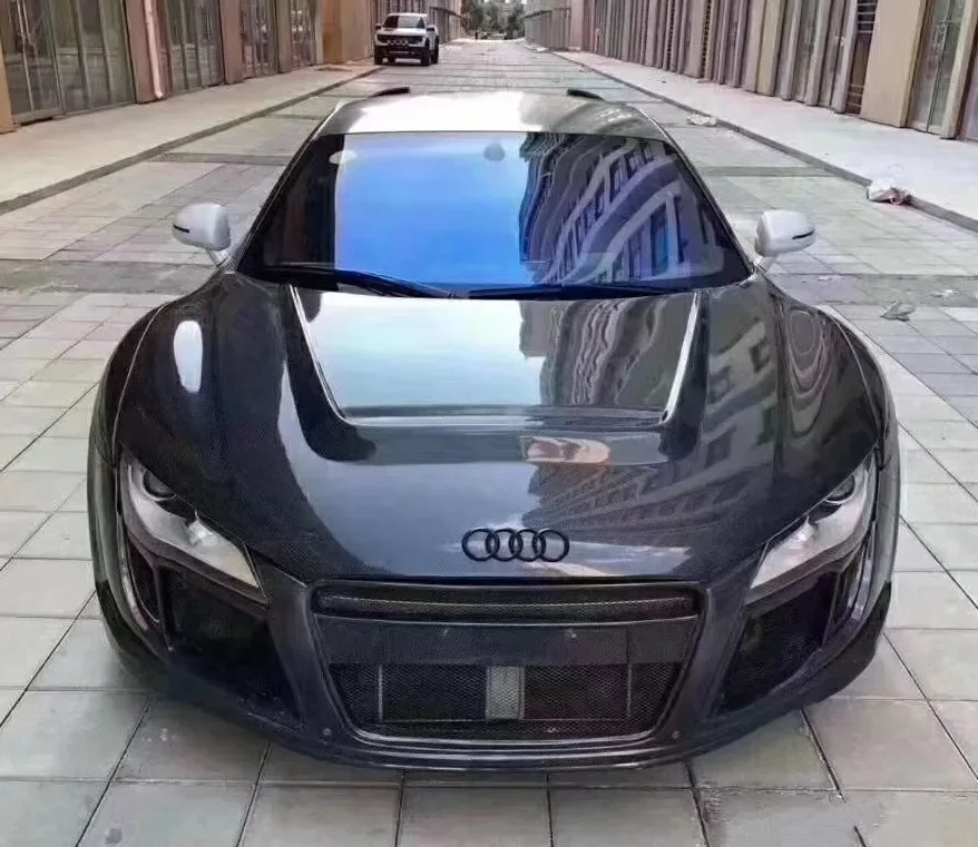 Высококачественный обвес капота из углеродного волокна для Audi R8 V10 2007-2021 PPI стиль