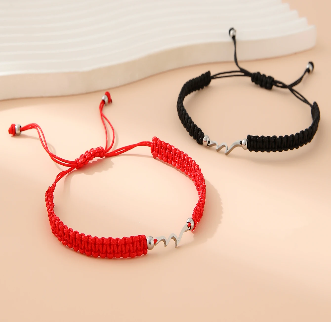 Волнистые одинаковые браслеты для пар лучший друг браслет дружбы Bff женщин и