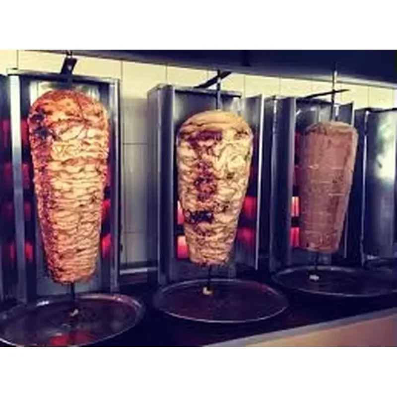 Фото Коммерческая электрическая портативная мясорезка: новая машина для нарезки гироса, кебаба, шаурмы для ресторанов №4