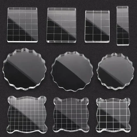 Прозрачный блок штампов для скрапбукинга