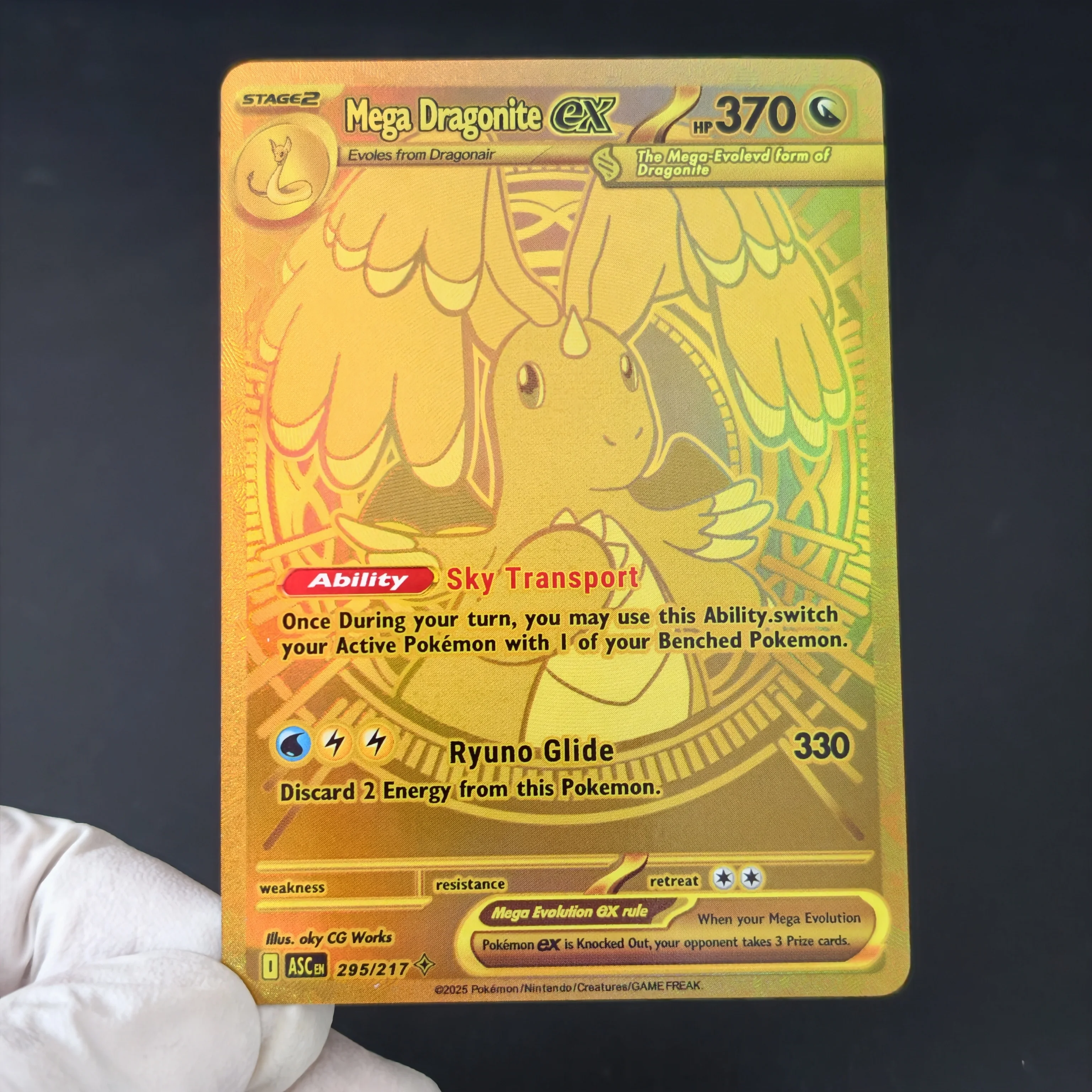 Фото Набор из 16 коллекционных карт Pokemon (Покемон) на английском языке: Mega EX и специальные карты Пикачу с полноформатным изображением, классические игровые аниме-карты-реплики с радужным эффектом №4