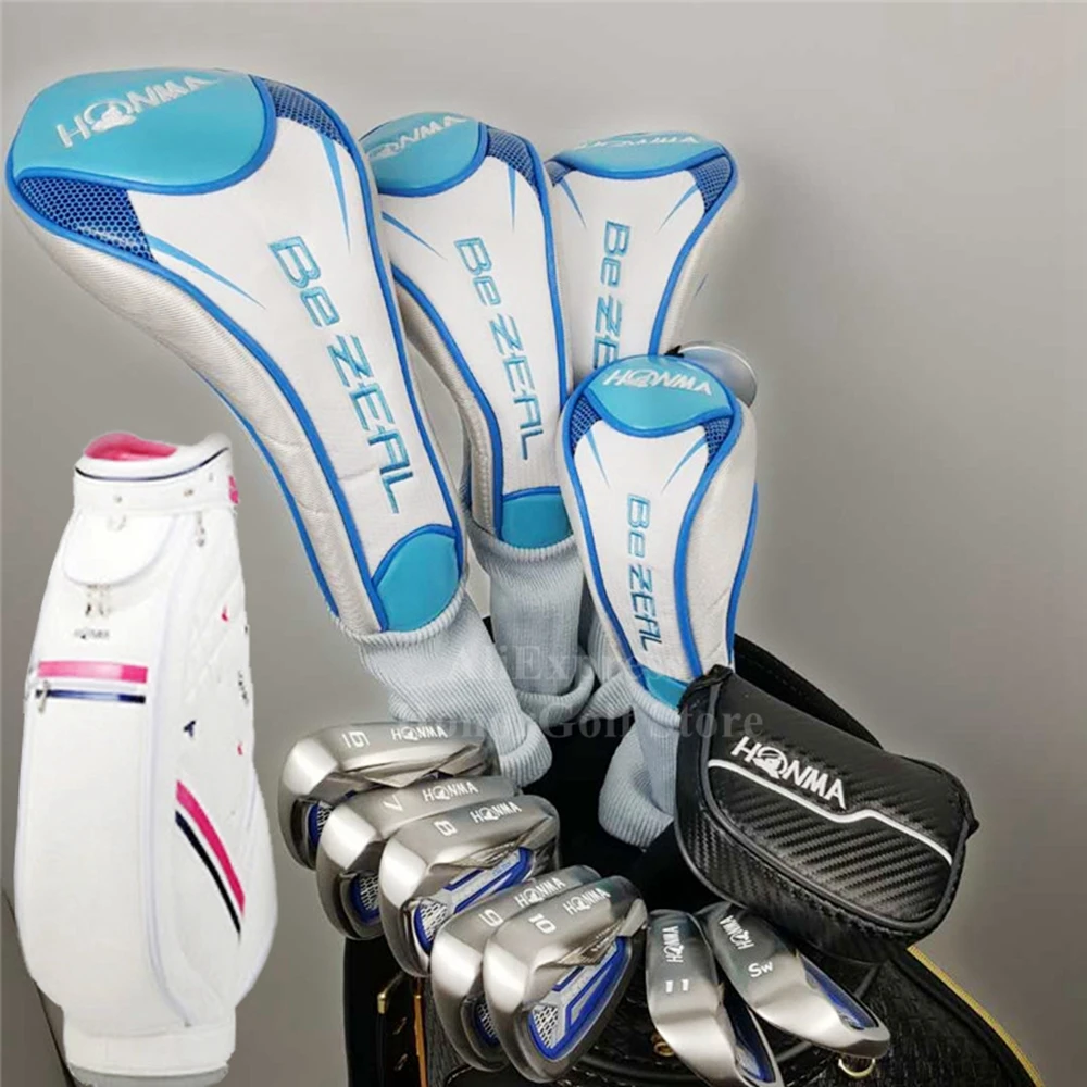 

2023 Women Golf clubs set HONMA Golf Club HONMA BEZEAL 525 Golf Complete Set with wood putter Head Cover and Bag