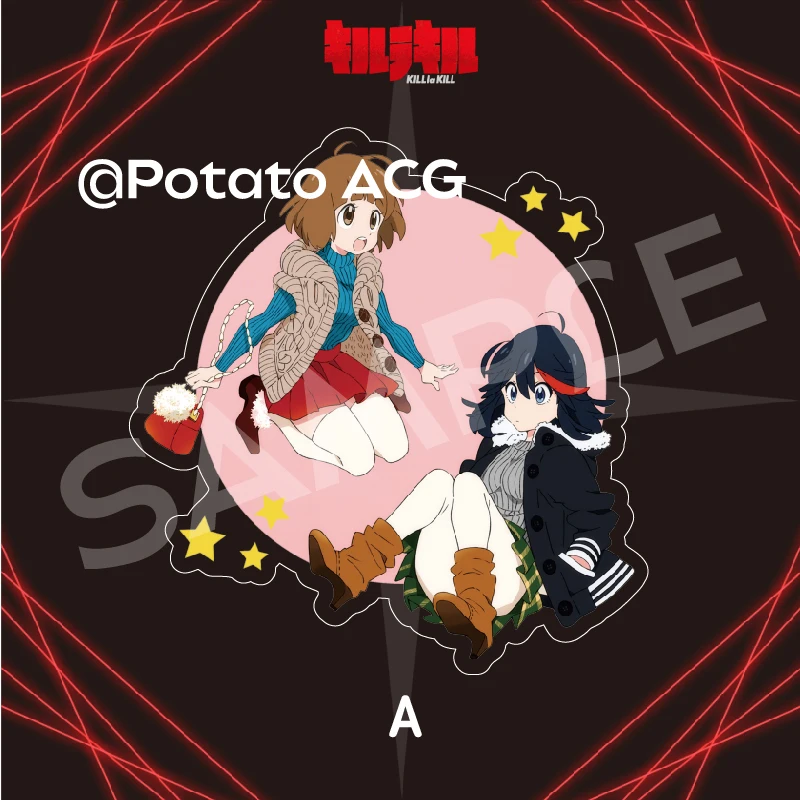 

Anime KILL La KILL Matoi Ryuuko Acrylic Keychain Strap Keyring Cosplay Prop