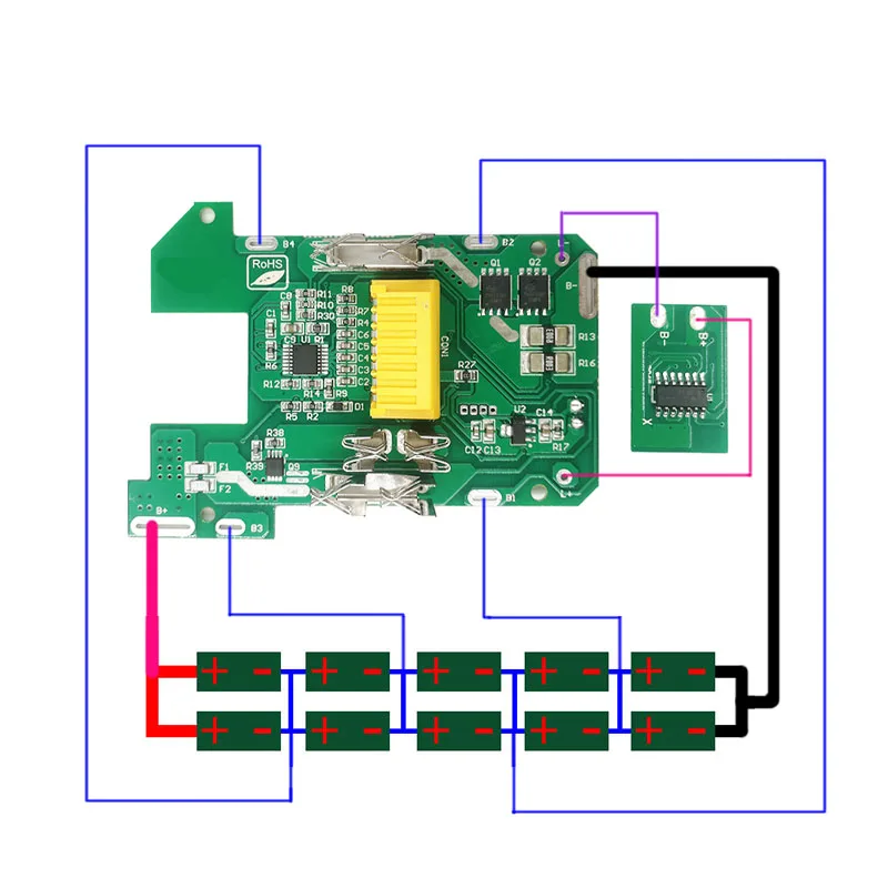 

1pcs PCB Circuit Board 18V BL1830 BMS PCB Protection Board For Ion Battery Lithium Power Tools Power Tool