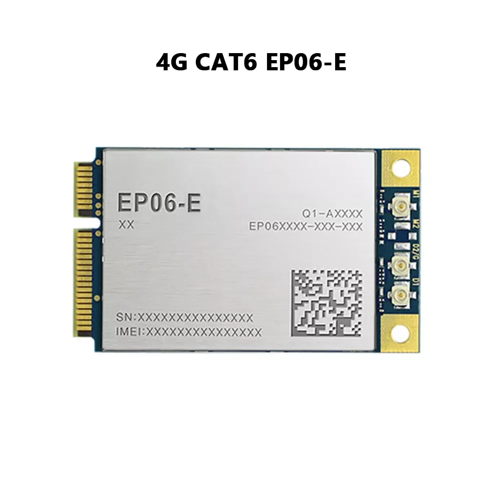 

Original 4G Modem CAT6 EP06-E LTE EC25-AU NL668-EAU Cat 4 Mini PCIe 3G 4G Module Support Openwrt for Router Work in EU Asia