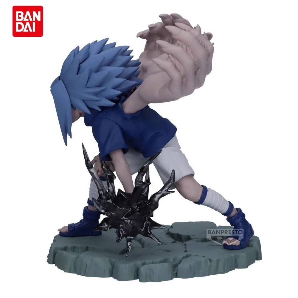 Фото В наличии оригинальная запираемая сага BANPRESTO Наруто Саске Учиха фигурка аниме модель натуральная игрушка в штучной упаковке №4