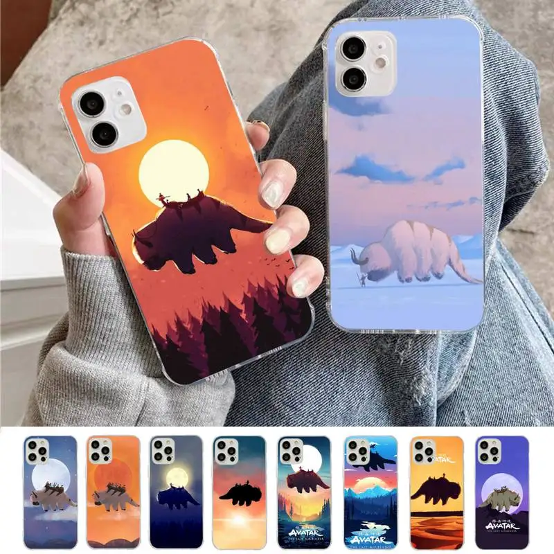 

Anime Avatar The Last Airbender Phone Case for iPhone 11 12 13 Mini Pro Max 8 7 6 6S Plus X 5 SE 2020 XR XS Case shell