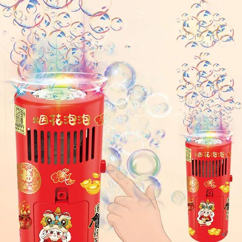 

Bubble Machine Bubble Maker With Colorful Light Festival Supplies Bubble Blower For Lunar New Year Gatherings Home Backyards