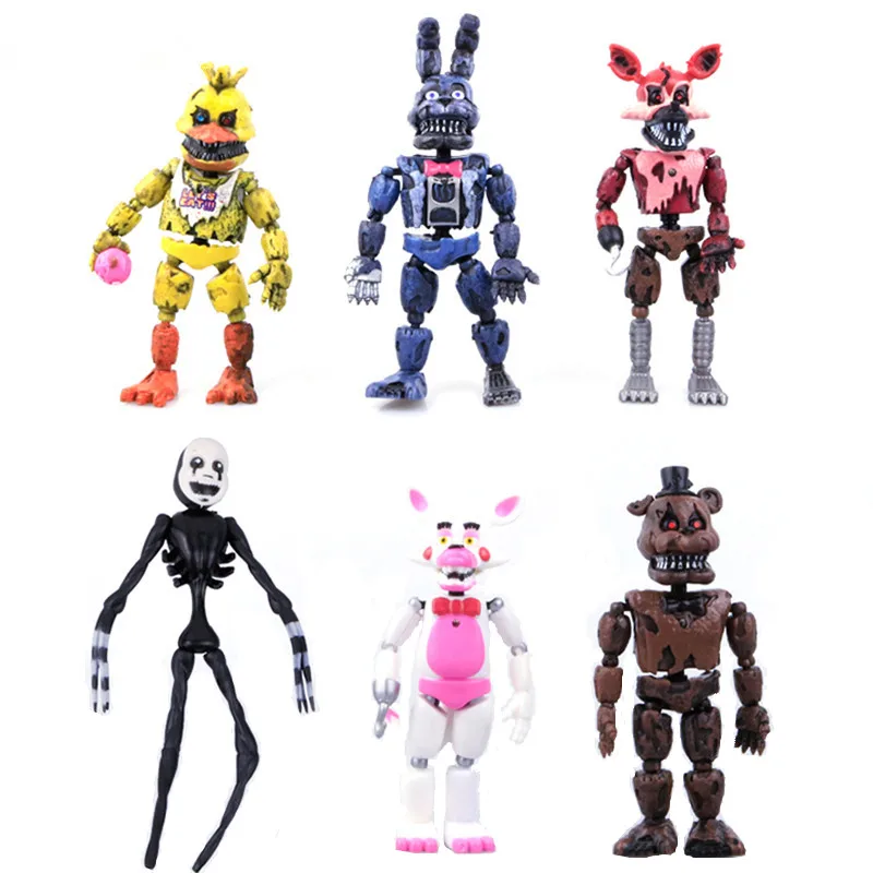 

Five Night At Freddy Game Fnaf Detachable Joint Anime Freddy Toys Action Figure Fnaf Bonnie Bear Foxy Fazbear Child Gifts