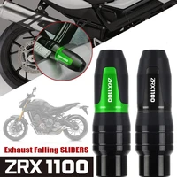 for kawasaki zrx1100 1999 2000 2001 2002 2003 2004 2005 2007 cnc accessories exhaust frame sliders crash pads falling protector