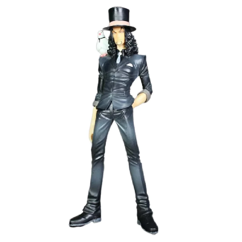 

23CM One Piece Anime Cp9 Rob Lucci Pigeon Man Can Change Face Boxed Pvc Action Figure Decoration Collectible Model Toy Kids Gift