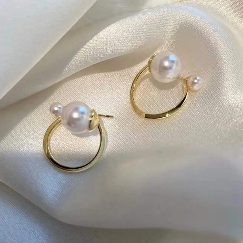 

Серьги с двойными бусинами, 3 шт./лот