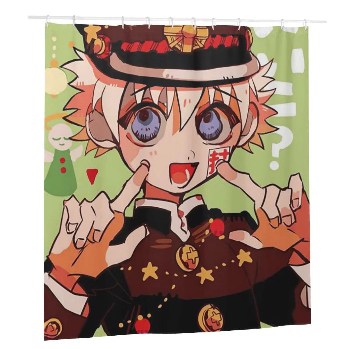 

Jibaku Shounen Hanako Kun Shower Curtains Polyester Bath Curtains Anime Cute Kawaii Bathing Cover Curtain for Bathroom Shower