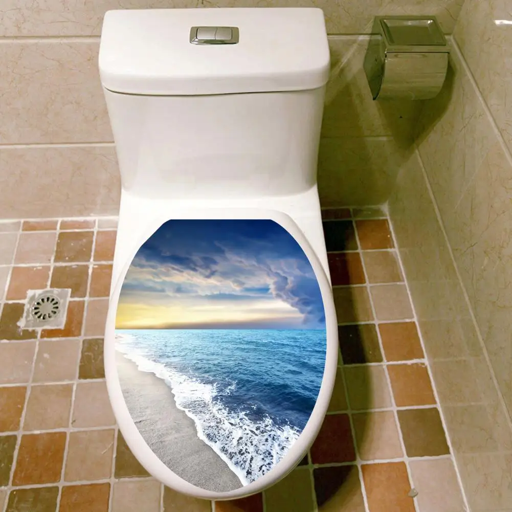 

Fashion Toilet Stickers No Residue Waterproof Sticker Bathroom Wall Tile Stickers for Bathroom Wall Sticker