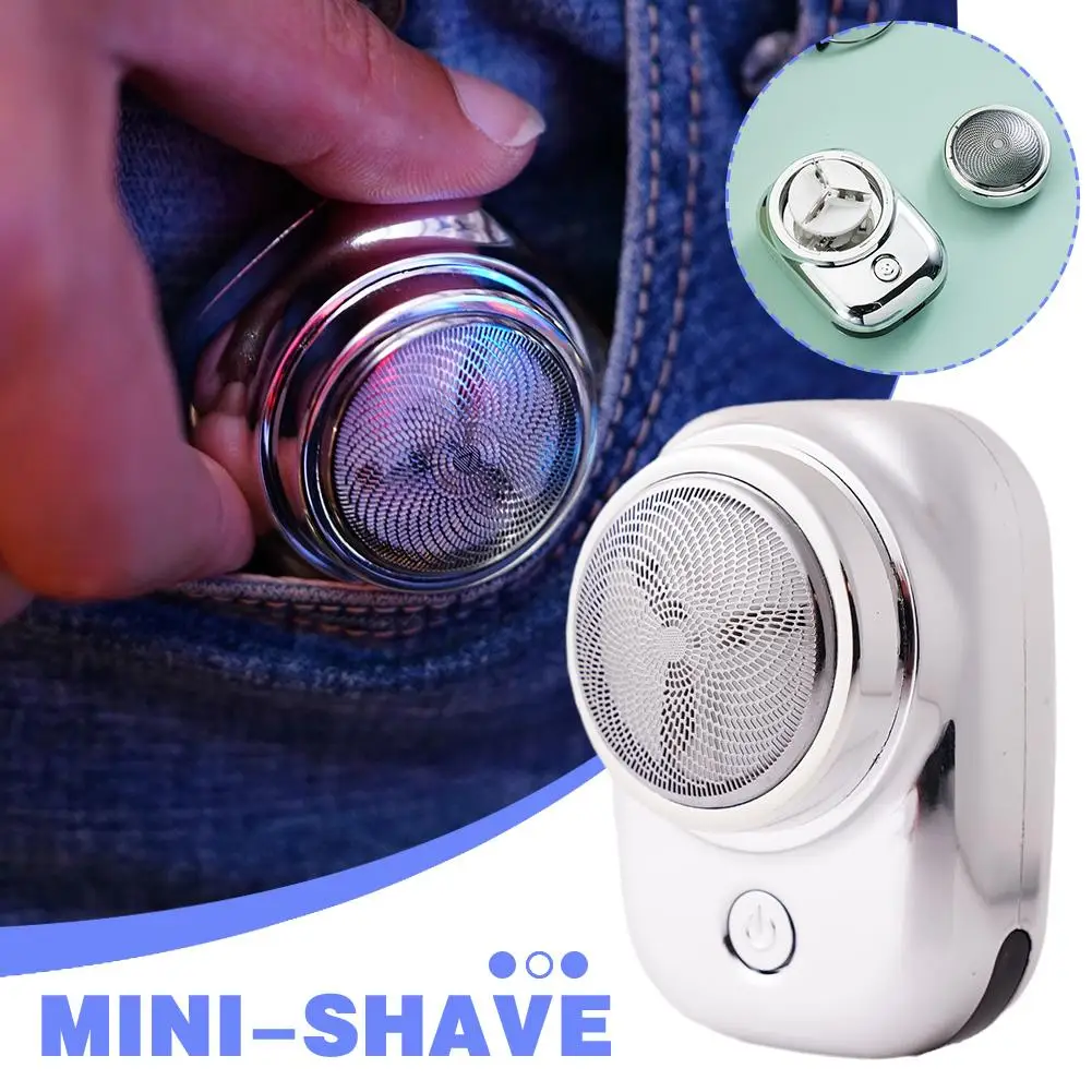 Mini-shave Portable Electric Shaver Type-c Rechargeable Dry Wet Shaver Shavers Machine Electric Shaver Painless Cordless Fa P6T2