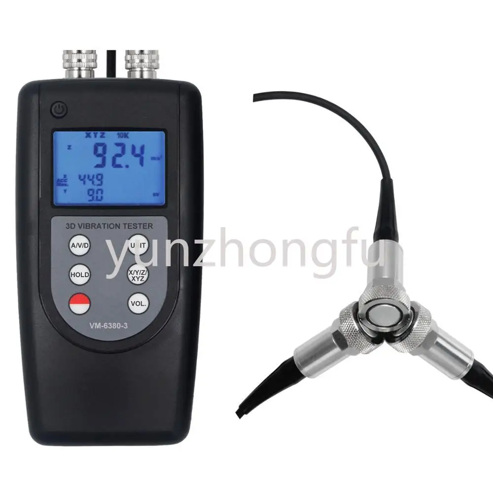 

3 Channel Vibration Meter,Three Channel Vibration Analyzer VM-6380-3