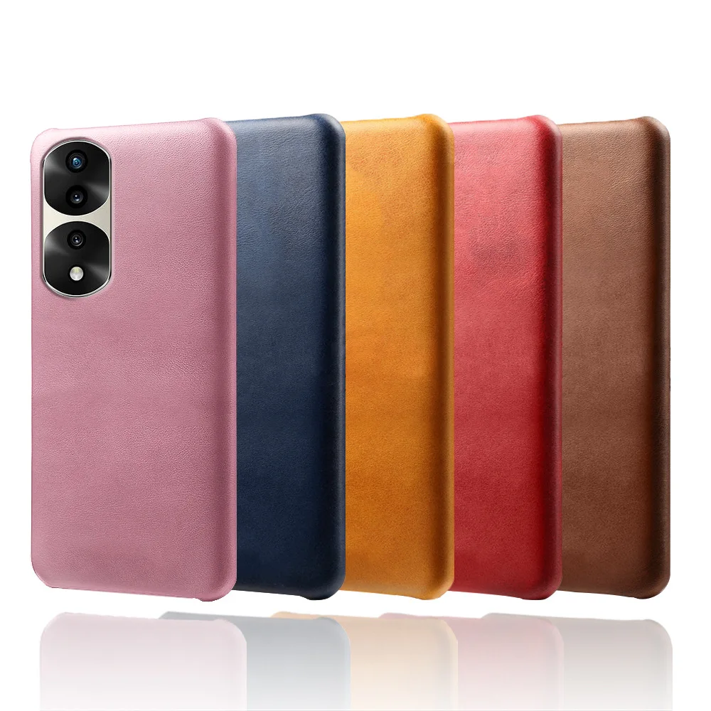 

Applicable Huawei Glory 70pro Phone Case Calf Pattern Protective Case Honor70pro Phone Protective Cover Leather Case