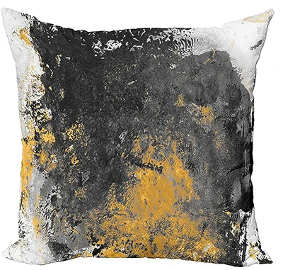 Короткая плюшевая наволочка в абстрактном стиле для подушки Современная