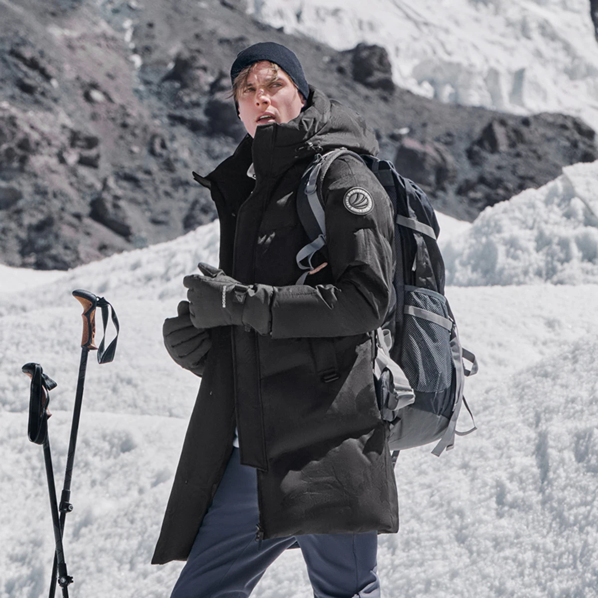 Зимняя теплая куртка для мужчин и женщин BOSIDENG водонепроницаемая ветрозащитная