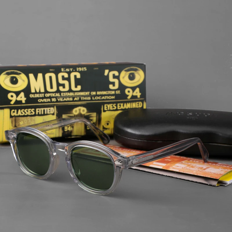 

Мужские солнцезащитные очки с поляризацией, в ацетатной оправе