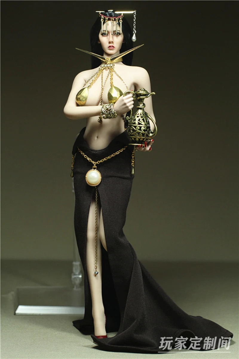 1/6 весы экшн-фигурка аксессуары для кукол металлическая цепочка платье со