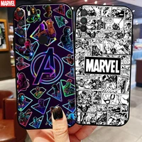 marvel avengers phone case for xiaomi redmi note 10 10s 9 9s 9t 5g 8 8t 7 pro redmi 10 9 9t 9a 9c 8 8a tpu coque silicone cover