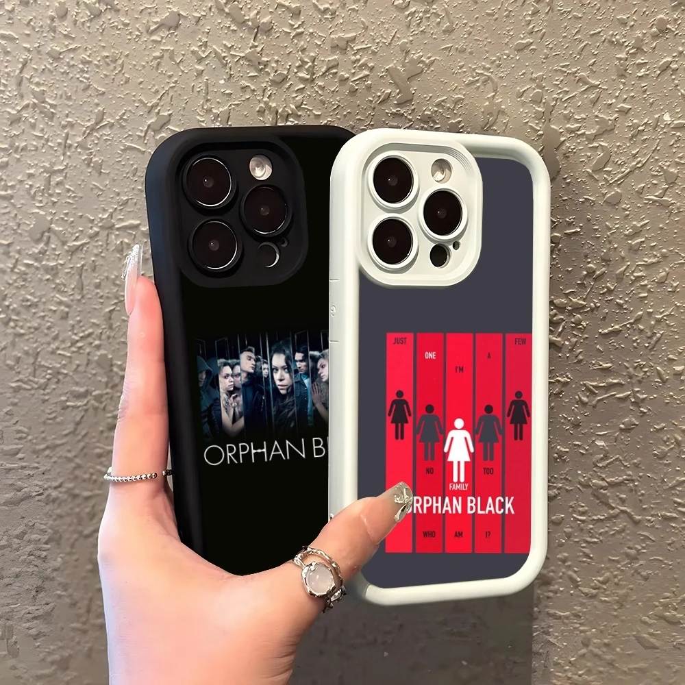Черный чехол для телефона Orphan IPhone 16 Pro Max 15 14 Plus 13 12 11 XR XS X 7 8 мягкая задняя крышка из