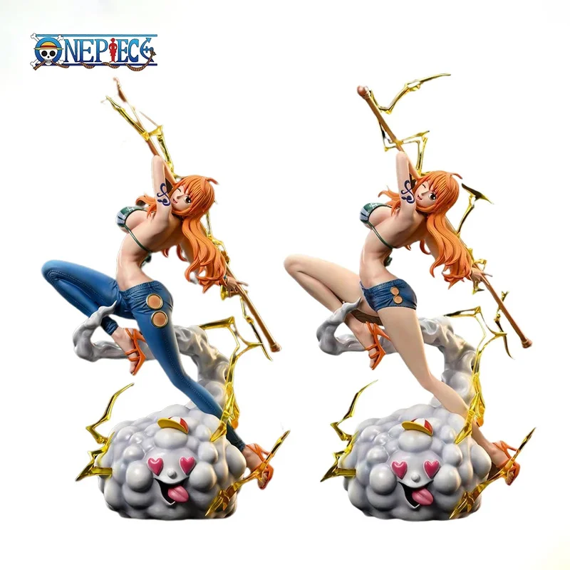 

29cm One Piece Figrues Nami Anime Figure Iu Popmax Sexy Hentai Figurine Pvc Statue Model Doll Collectible Room Desk Decora Toys