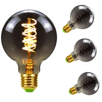 led bulbs vintage light bulb e27 g125 g95 g80 stone big globe bulb 4w dimmable 220v led filament decorative edison bulb