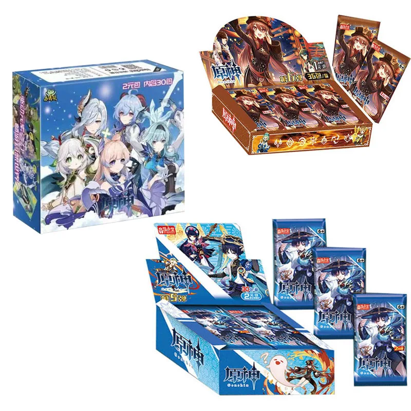 

Новинка, оригинальные коллекционные карточки Genshin Impact, серии редких Flash SSR Deluxe, коллекционная версия, карточки, настольная игра, детские игрушки, подарок