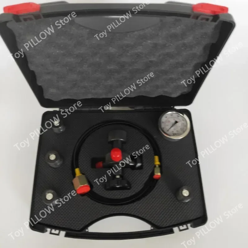 Комплект для проверки давления 0-400 бар 6000 фунтов на квадратный дюйм зарядный