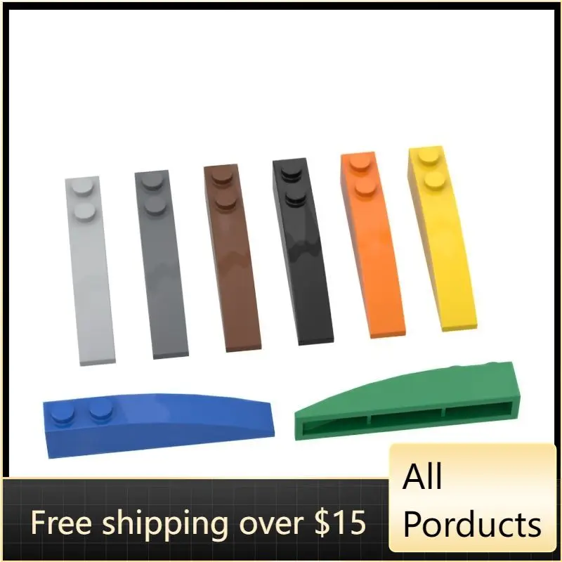 

10PCS High-Tech Assemble Particle 41762 Slope Curved 6x1 Building Blocks Kit Part Idea DIY Toys For Children Birthday Gifts