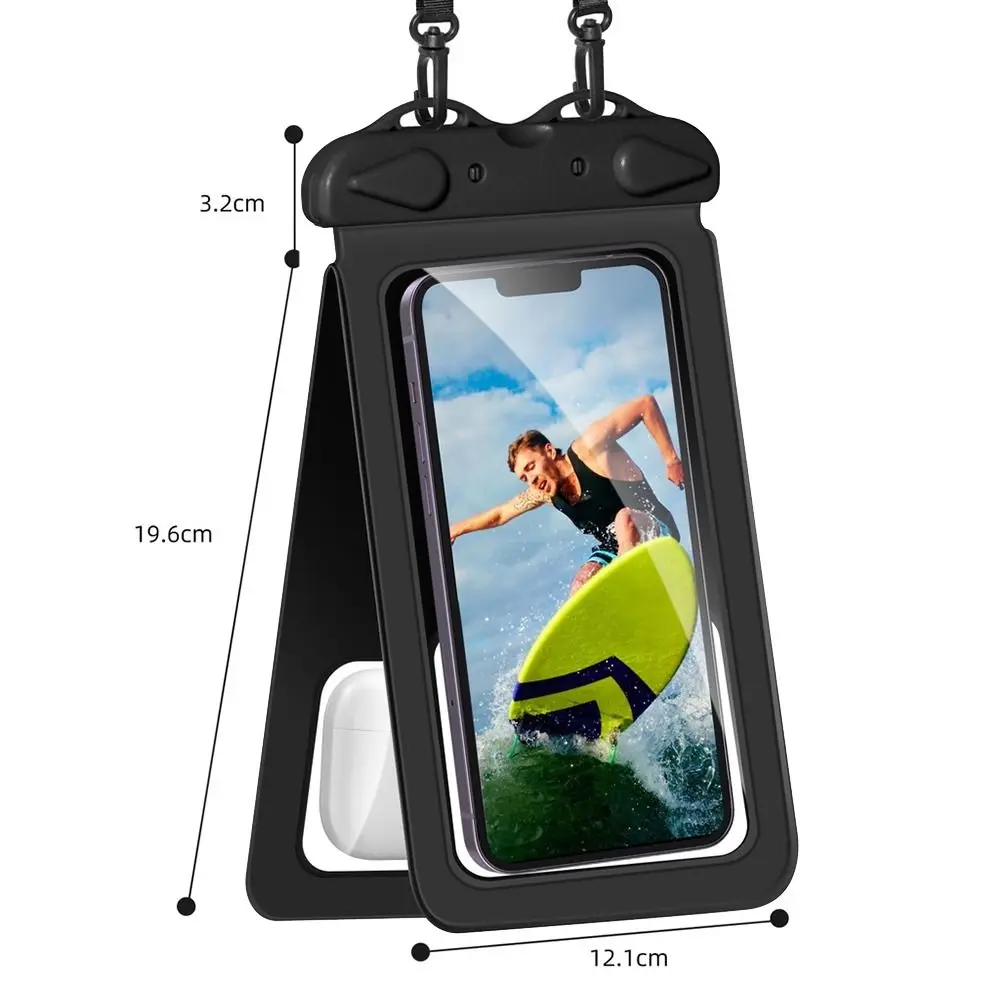 Водонепроницаемый чехол для телефона двойной крючок тип IPX8 водонепроницаемый