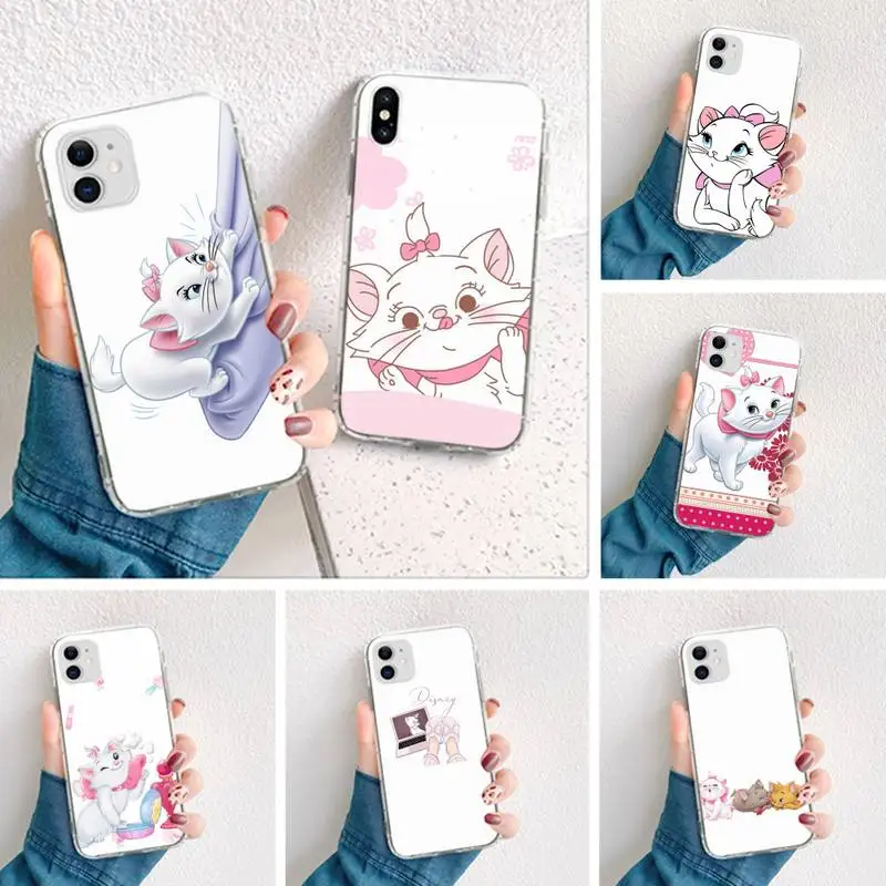 

Cartoon Disney Mary Phone Case For iphone 14 Plus 13 12 Mini 11 Pro Max XS X XR Soft Transparent Cover