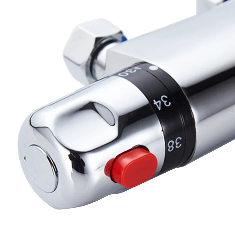 

F3KA Bathroom Thermo static Shower Mixer Valve Stainless Steel Water Showering Faucet Temperature Control Valve for Shower