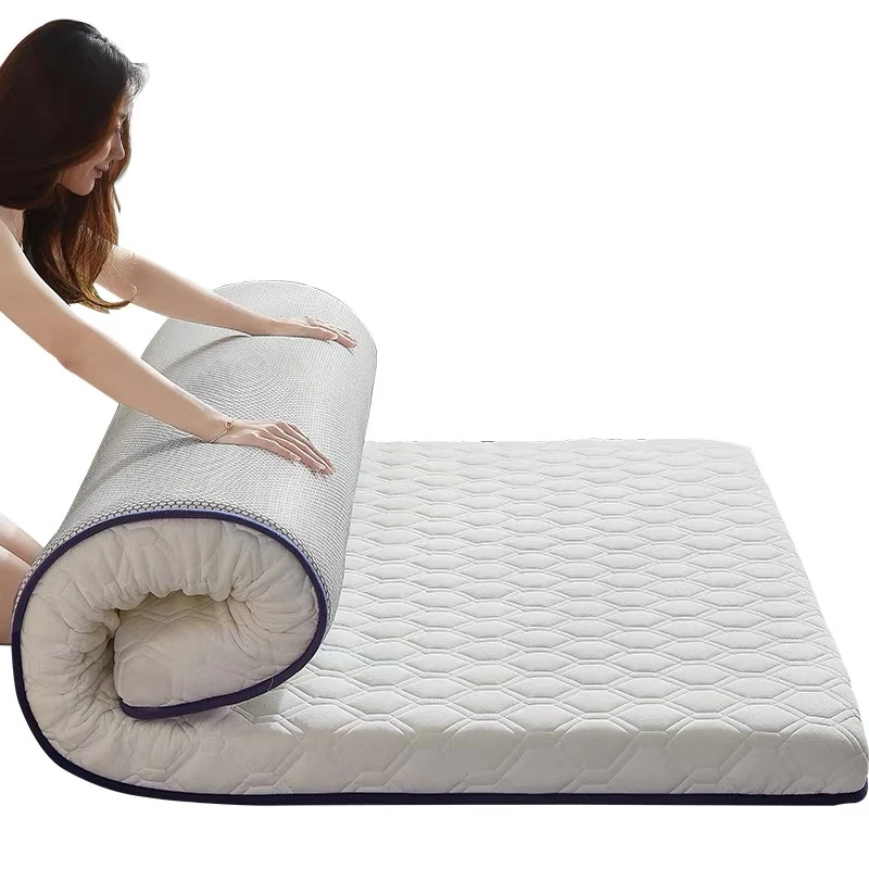 

Five-layer material composition mattress 6/9cm Single double Sponge latex filling stereoscopic mat student dormitory Mattresses