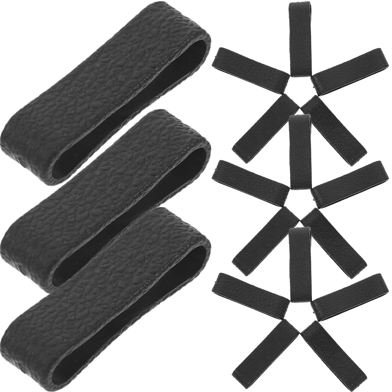 30 шт. аксессуары для ремней ремни рюкзака хранители черная петля из