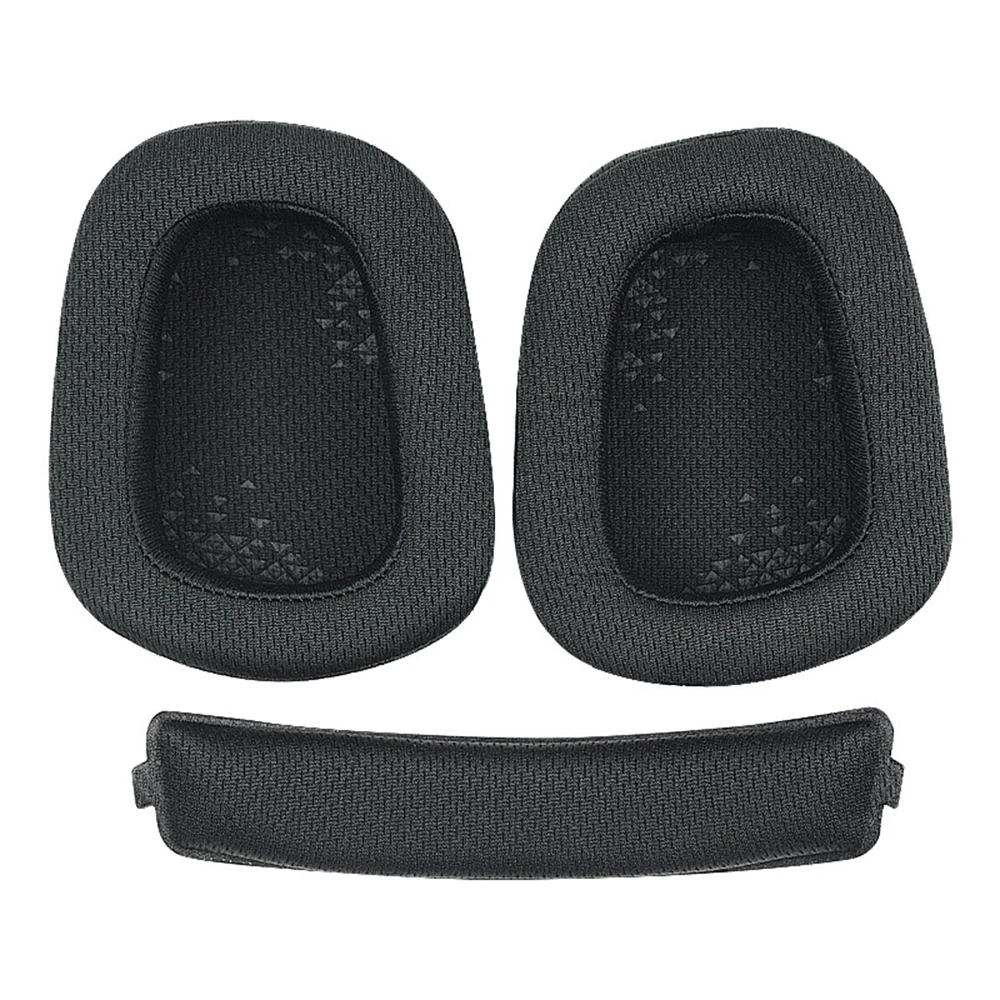 

Ear Pads Cushions Headband Kit For Logitech G633 G933 Headphones Replacement Foam Earmuffs Ear Cushion Accessories Fit perfectly