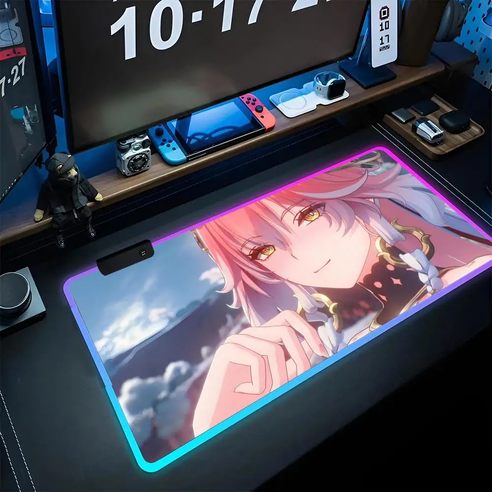 Wuthering волны changli коврик для мыши игры ролевой 40x9 0 см Коврик Для Мыши игровые