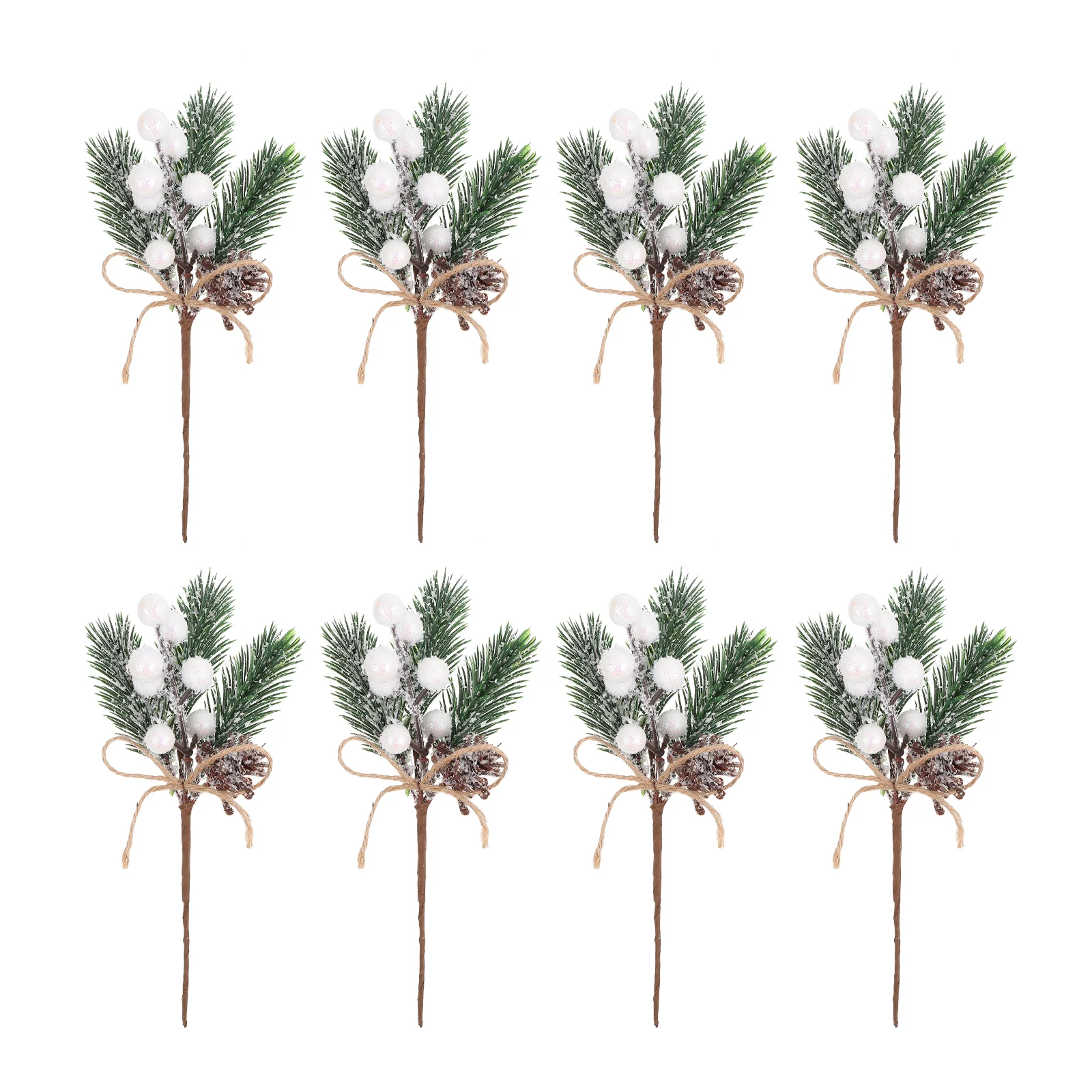 

Berry Pine Christmas Artificialpicks Pick Fauxspray Twig Tree Decor Branches Decoration Wreath Decors Branch Flower Stems Cones