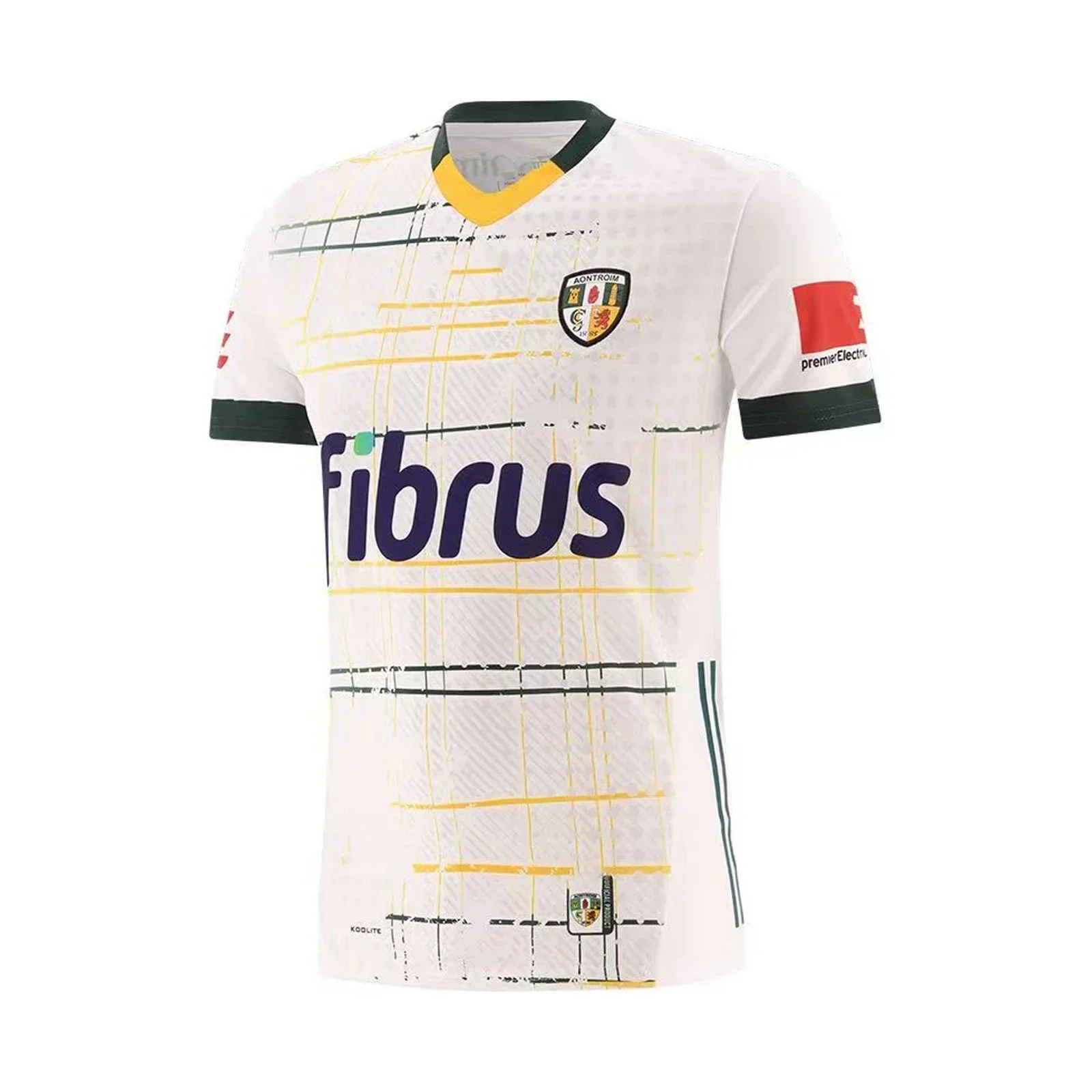 Мужская альтернативная вратарская майка Antrim GAA 2024 с 3 полосками на заказ