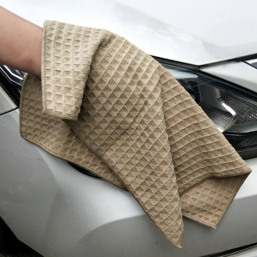 

6pcs Fast Drying Waffle Weave Rags Towels Ultra Absorbent Dish Cloth For Cars Non Scratch Kitchen Cleaning